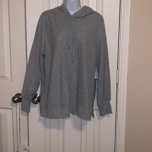 Hooded grey sweater Xl